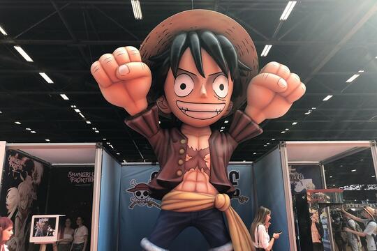 Luffy le héros de One Piece en grand format à la Japan Expo 2022