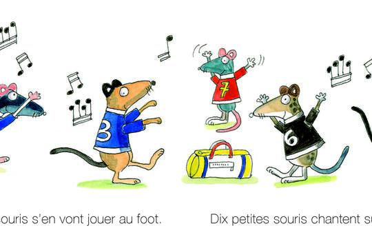 Colin Thibert et Hayde Dix petites souris sen vont jouer au foot La Joie de Lire0.jpg