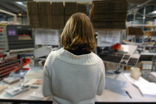 Salarié à son poste de travail