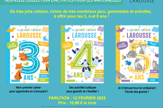 Visuel collection Grands cahiers pour les maternelles Larousse
