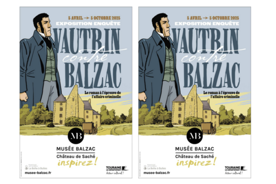 Affiche de l'exposition enquête Vautrin contre Balzac