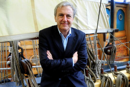 Daniel Bilalian en 2008, alors directeur du service des sports de France Télévisions