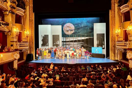 La finale des Petits champions de la lecture, le 25 juin 2025 à la Comédie française