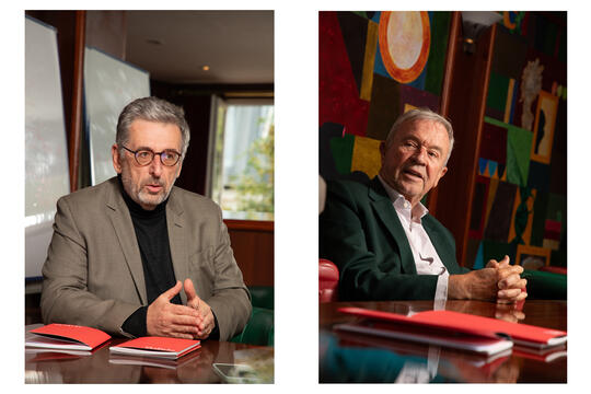 Didier Grevel et Antoine Gallimard