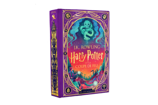 Couverture d'Harry Potter et la coupe de feu, illustré par Karl James Mountford