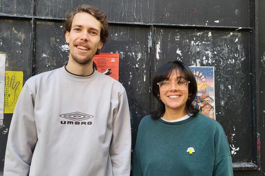 Quentin Guibereau et Floriane Candelon