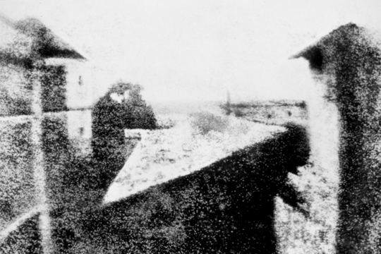 Point de vue du Gras, première photographie de l'histoire prise par Nicéphore Niépce