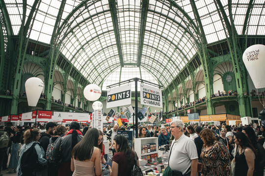 Les visiteurs sont venus nombreux au Festival du livre de Paris