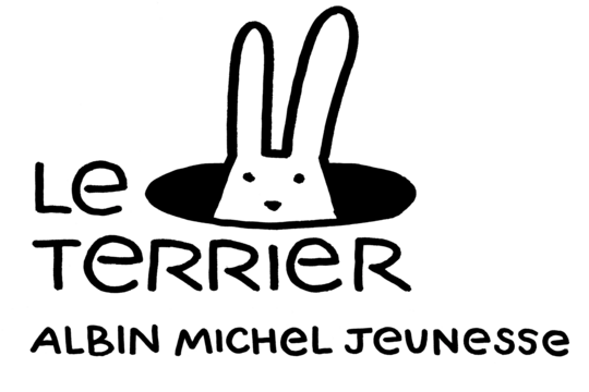 Le logo du nouveau label Albin Michel Jeunesse, Le Terrier