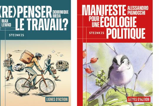 (Re)penser le travail, de Dominique Méda et Max Lewko et Manifeste pour une écologie politique, d'Alessandro Pignocchi
