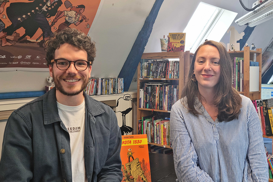 Paul Bondot et Delphine Leprince Delobel, les nouveaux codirecteurs opérationnels de Quai des Bulles