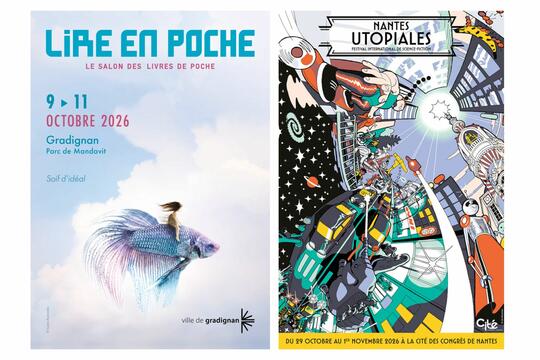 Affiche Lire en poche et Utopliales 2026