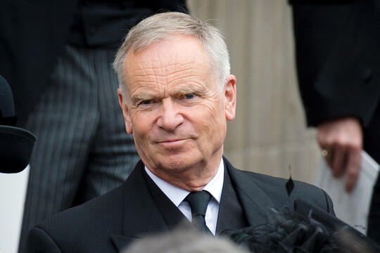 Jeffrey Archer à Londres, en 2013.
