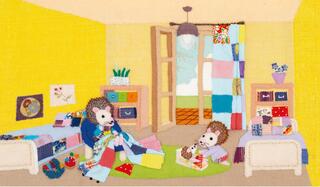 Junko Shibuya Marron le petit herisson qui aime coudre Actes Sud Jeunesse0.jpg