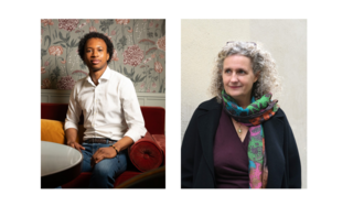 Abibou Diouf, lauréat du prix du Premier Roman, et Tiffany Tavernier, lauréate du prix de la Rentrée, distingués par La Forêt des Livres 2026