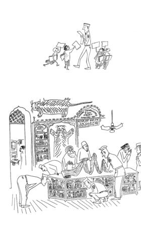 Saul Steinberg Tous en ligne La Table Ronde0.jpg