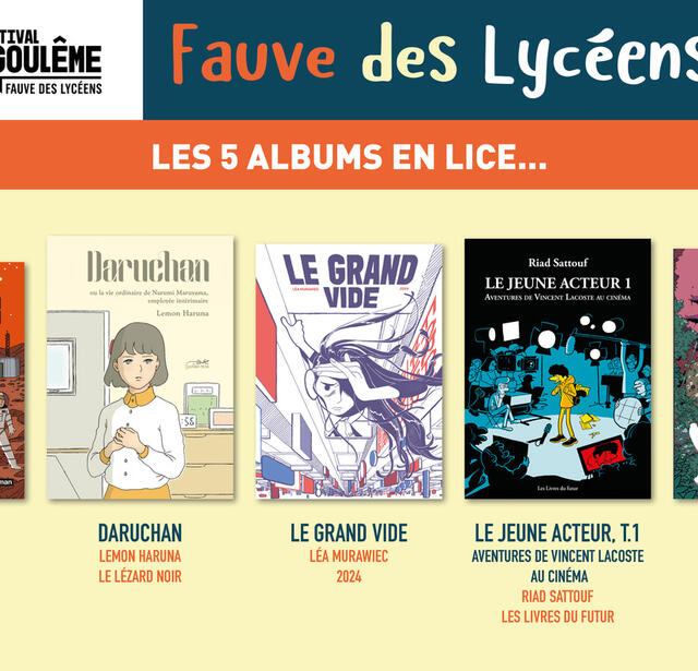 Fauve des lycéens 2022 sélection