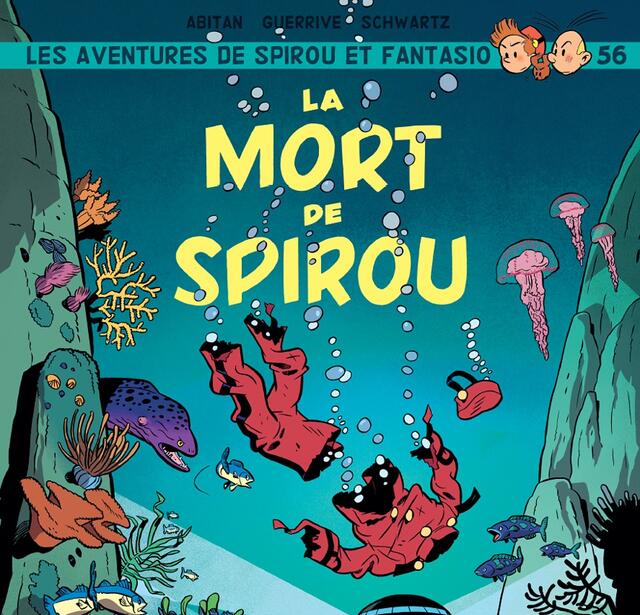 Couverture du 56ème Album de Spirou et Fantasio, La mort de Spirou