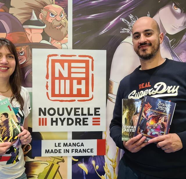 Ludivine Gouhier et Mahmoud Larguem, fondateurs de Nouvelle Hydre.