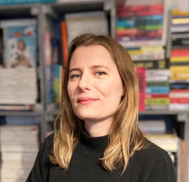 Mélody Leclerc, nouvelle responsable libraires et salons chez Harpercollins.