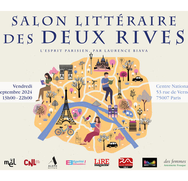 Affiche du Salon littéraire des Deux Rives