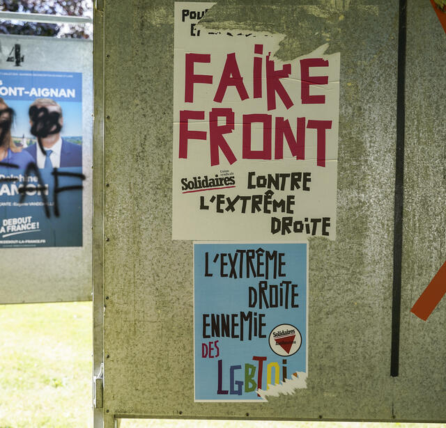 Panneaux électoraux législatives 2024