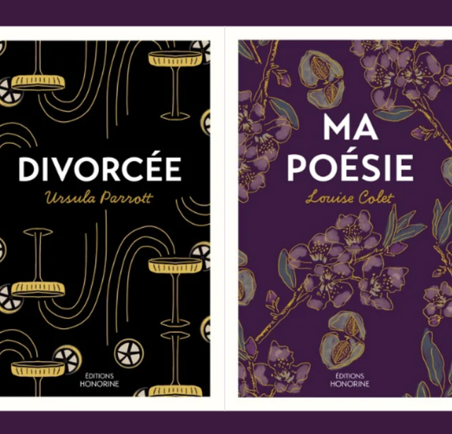 Les deux premiers titres des éditions Honorine