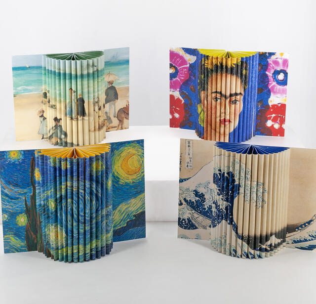 Quatre premières parutions de la collection Gallimard Pop-Art