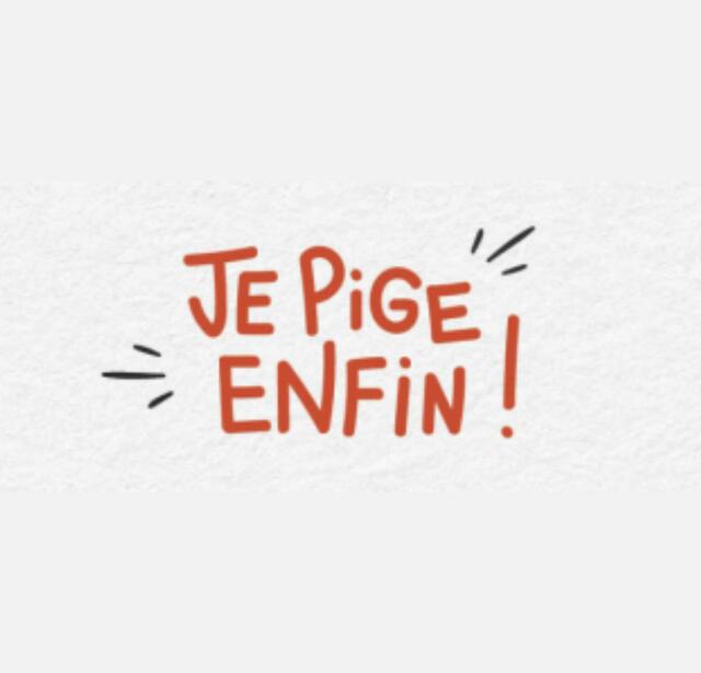 Collection Je pige enfin 