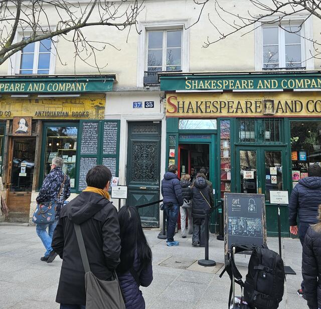 La librairie Shakespeare & Co à Paris (5e)