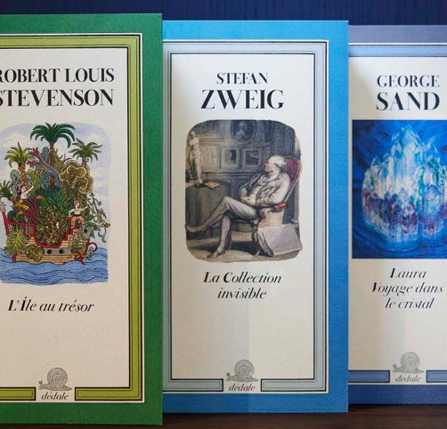 Les trois premiers titres de la collection Dédale
