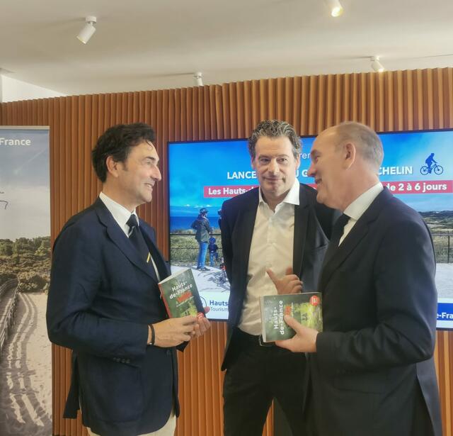 (de gauche à droite) Philippe Orain, Jean-Philippe Gold et Daniel Fasquelle