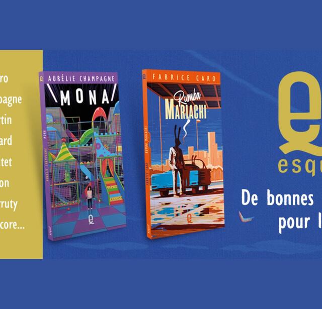 Deux premières parution des éditions Esquif : Mona de Aurélie Champagne et Rumba Mariachi de Fabcaro à paraître le 13 juin