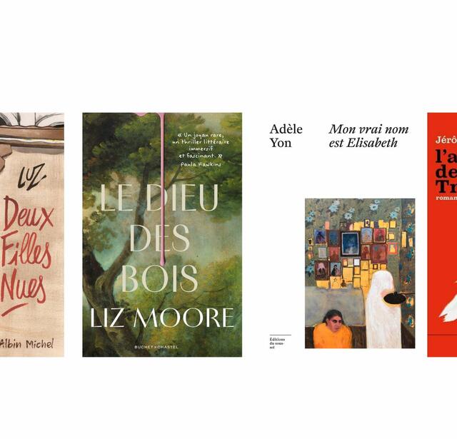 Deux filles nues de Luz (Albin Michel), Le Dieu des bois de Liz Moore (Buchet-Chastel), Mon vrai nom est Elisabeth de Adèle Yon (Éditions du Sous-Sol) et L’Affaire de la rue Transnonain de Jérôme Chantreau (La Tribu)