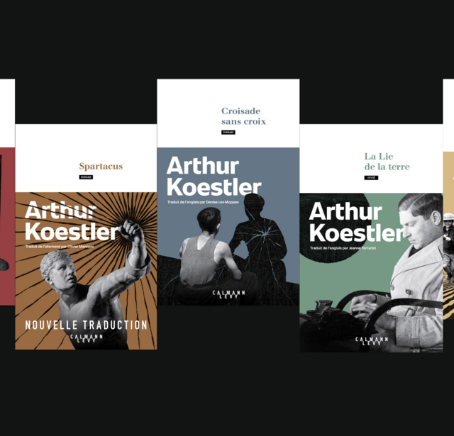 Couvertures des rééditions d'Arthur Koestler