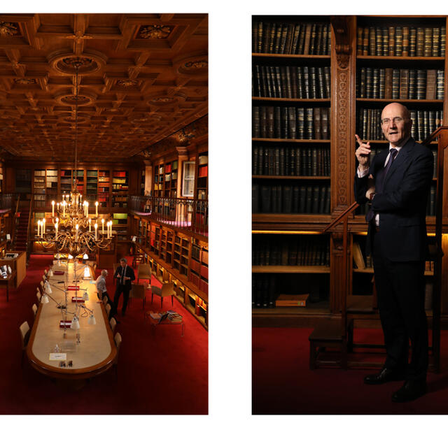 Christophe Soulard et la bibliothèque de la cour de cassation