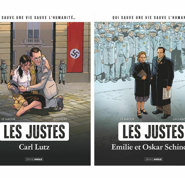 Les deux premières parutions de la collection « Les justes » chez Grand Angle