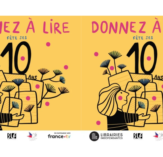 Affiche des 10 ans de Donnez à lire