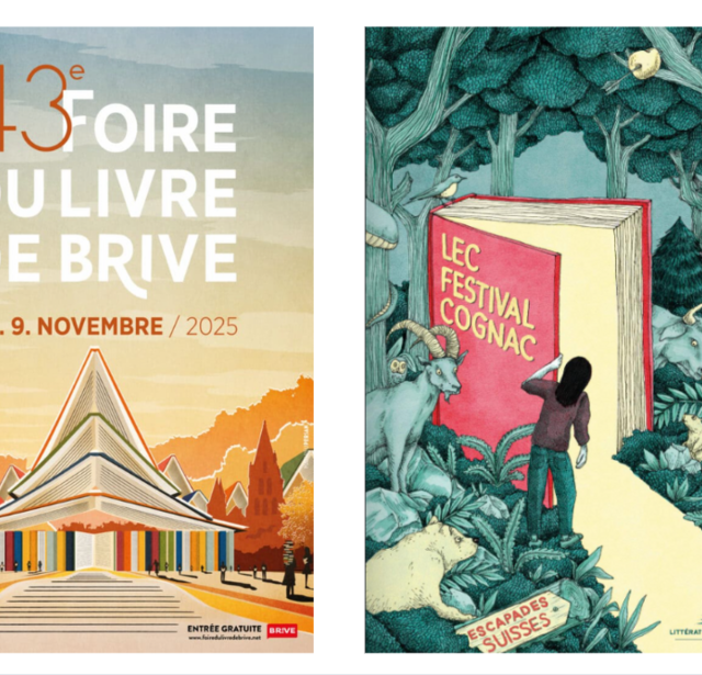 Affiches 2025 de la Foire de Brive et des Littératures européennes de Cognac