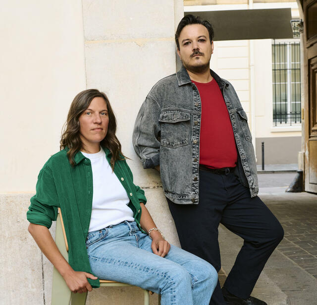 Pauline Miel et Clément Ribes, fondateurs de la maison d'édition les Corps Conducteurs - Photo Laura Léglise 