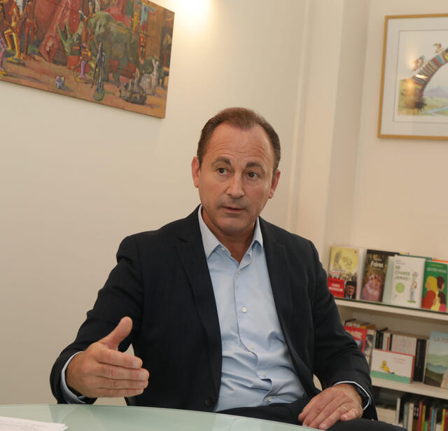 Louis Delas, directeur général de L’École des Loisirs