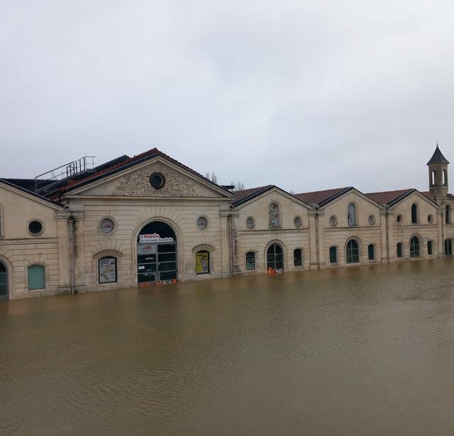 Le Musée de la bande dessinée à Angoulême durant les inondations de février 2026