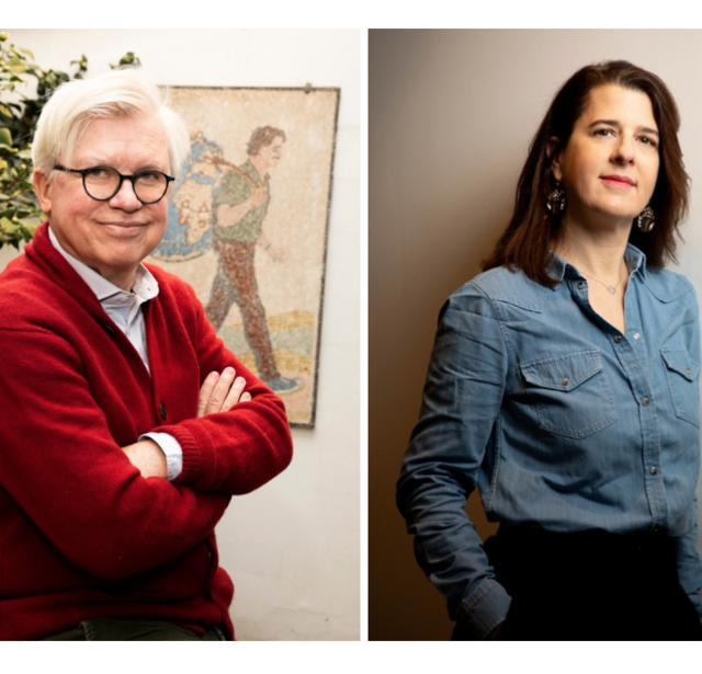 Philippe Gloaguen, fondateur du Routard, et Sidonie Chollet, directrice de Hachette Tourisme