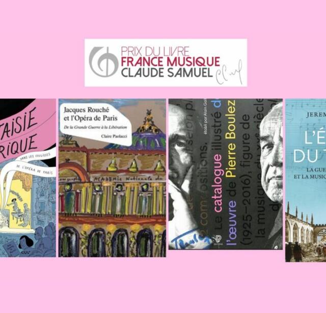 Le palmarès du grand prix du Livre France Musique-Claude Samuel 2026
