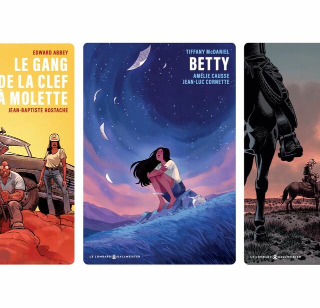 Trois premières parutions de la collection Le Lombard Gallmeister