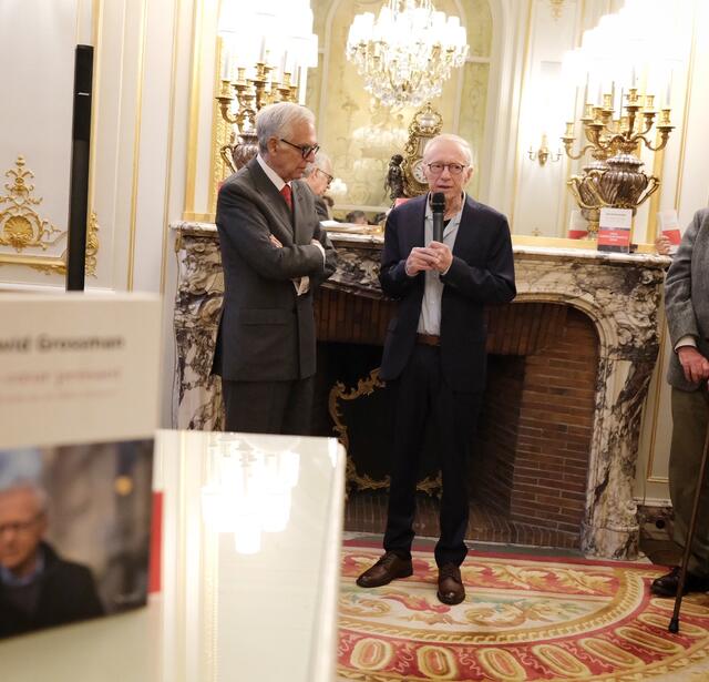 David Grossman recevant le prix Constantinople 2026