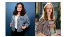 Les lauréates Jakuta Alikavazovic (prix littéraire) & Clara Lodewick (prix BD)