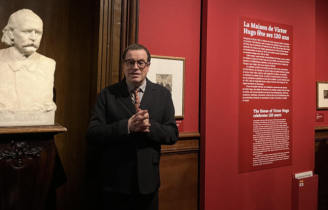 Gérard Audinet, commissaire et directeur des Maisons de Victor Hugo Paris-Guernesey