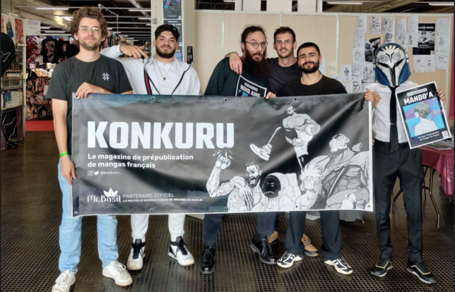 L'équipe de Konkuru à la Japan Expo 2023