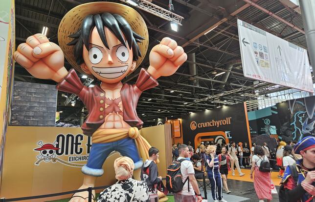 Monkey D. Luffy (One Piece) et le manga ont le sourire à la Japan Expo